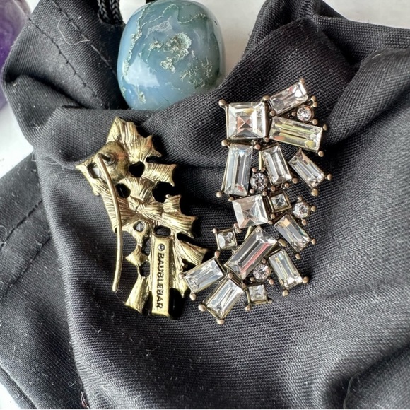 BaubleBar Leaf Statement Earrings - Picture 5 of 9